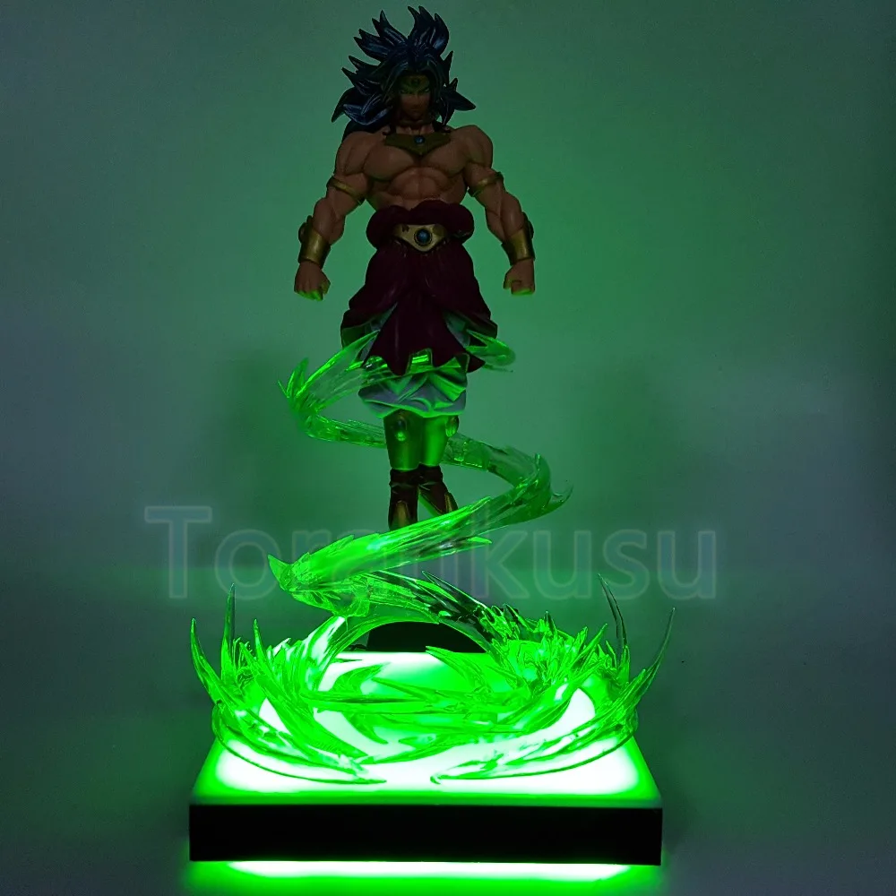 Dragon Ball Z фигурка броли с эффектом Летающий светодиодный светильник DIY дисплей игрушка Супер Saiyan Dragon Ball Borli DBZ DIY138