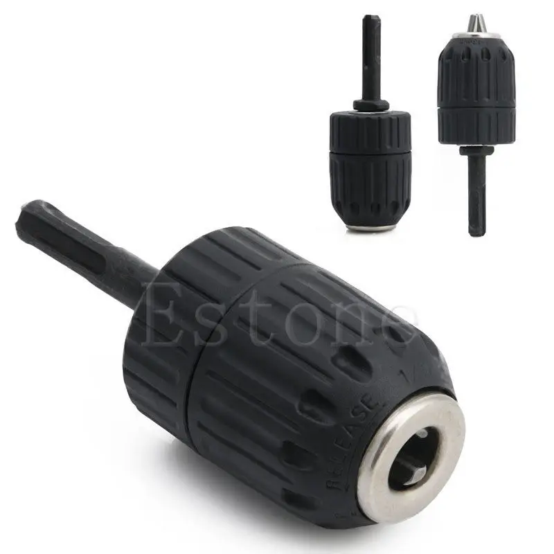 

OOTDTY 2018 1/2-20UNF Pro HSS 13MM Keyless Drill Chuck Converter + SDS Adaptor Accessories