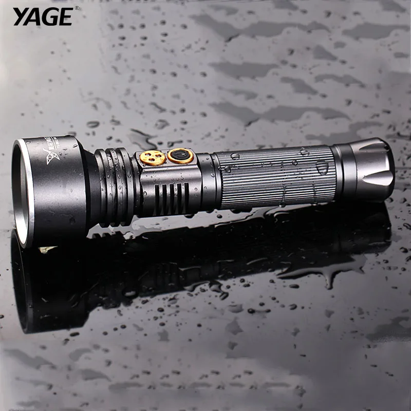 

YAGE YG-801C XP-E 300-1000LM Aluminum Self Defense Waterproof CREE LED Flashlight Lantern With 18650 Rechargeable Battery