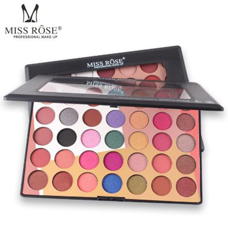 

MISS ROSE35 color network red eyeshadow matte high pearlescent earth color eye shadow girl makeup palette