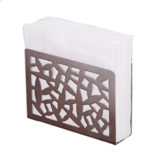 Креативная стойка для бумажных полотенец из нержавеющей стали, держатель для бумажных полотенец для ресторана, креативная простая вертикальная подставка для салфеток для отелей