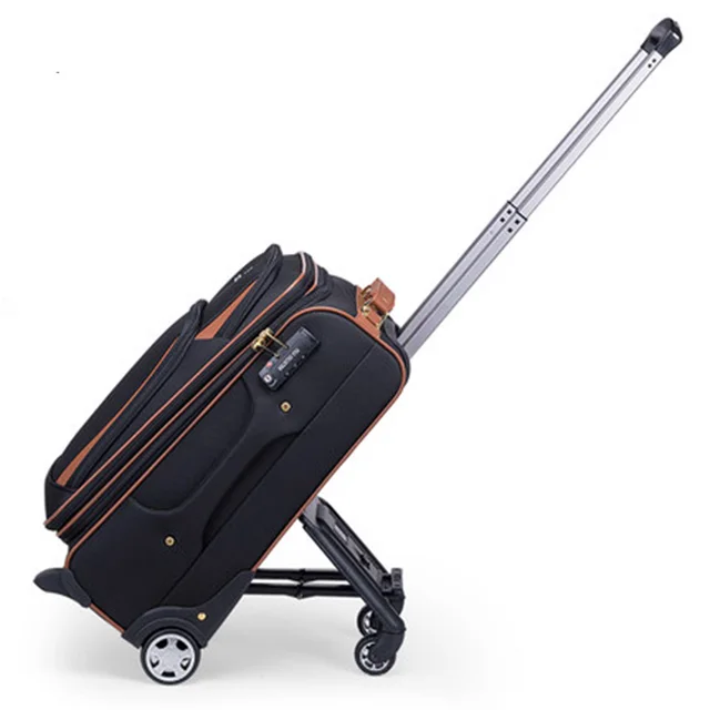 Letrend Multi functional business Men Rolling Luggage Casters Travel