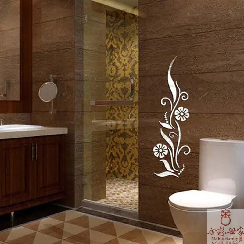 Mirror stickers abstract pattern wall stickers fashion all match