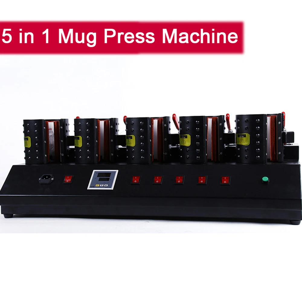 

Multifunction Cutter and Dispenser Single Controller 5 in 1 Digital Mug Sublimation Heat Press Machine Printer