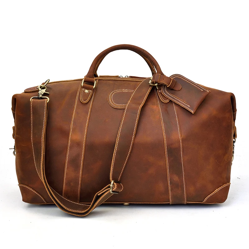 MAHEU Роскошные Дизайнерские из натуральной воловьей кожи для мужчин дорожные сумки ручной чемодан прочный мужской большой ёмкость бизнес