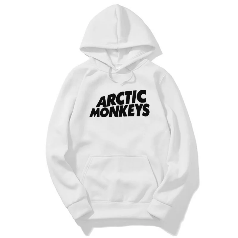 2018 New Arctic Monkeys Print Black Sweatshirt Men Hoodies Fashion Solid Hoody Men Pullover Men's Tracksuits male coats