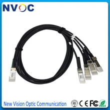 5 шт./лот, 40G QSFP+ 4xsfp+ DAC 3M 30AWG, 40G QSFP до 4, программированием в производственных условиях+ 3 М пассивный прямой Медь Twinax кабель DAC QSFP-4SFP10G-CU3M