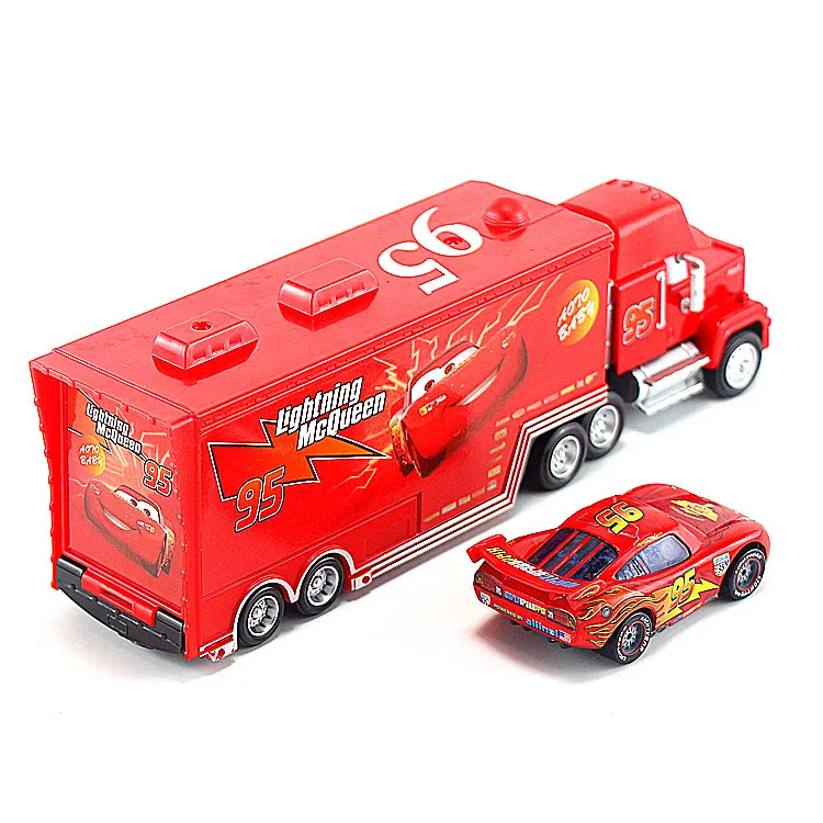 Disney Pixar Cars 3 Молния Маккуин литья под давлением металлическая игрушка Мак транспортных средств черный шторм Джексон Грузовик горячие