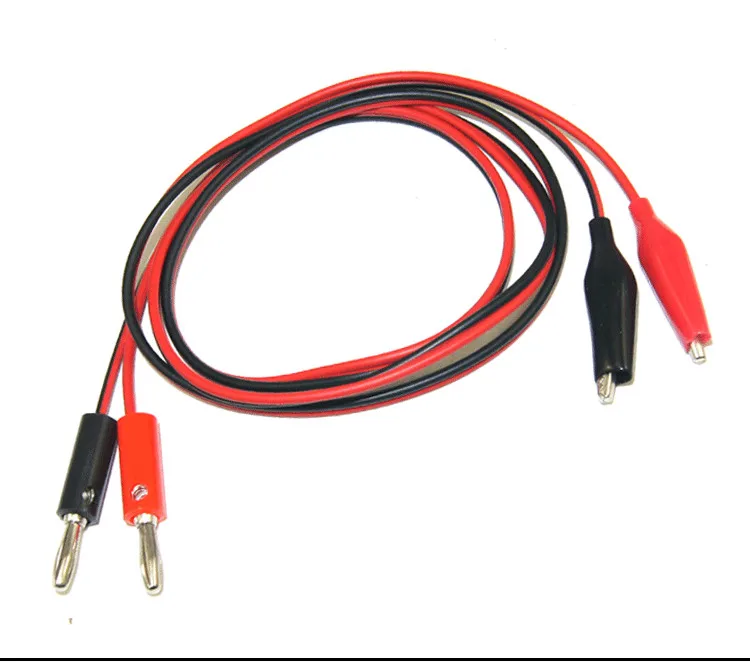 

Free Shipping 1Pair Alligator Clips Universal Digital Multimeter Multi Meter Test Lead Probe Wire Pen Cable