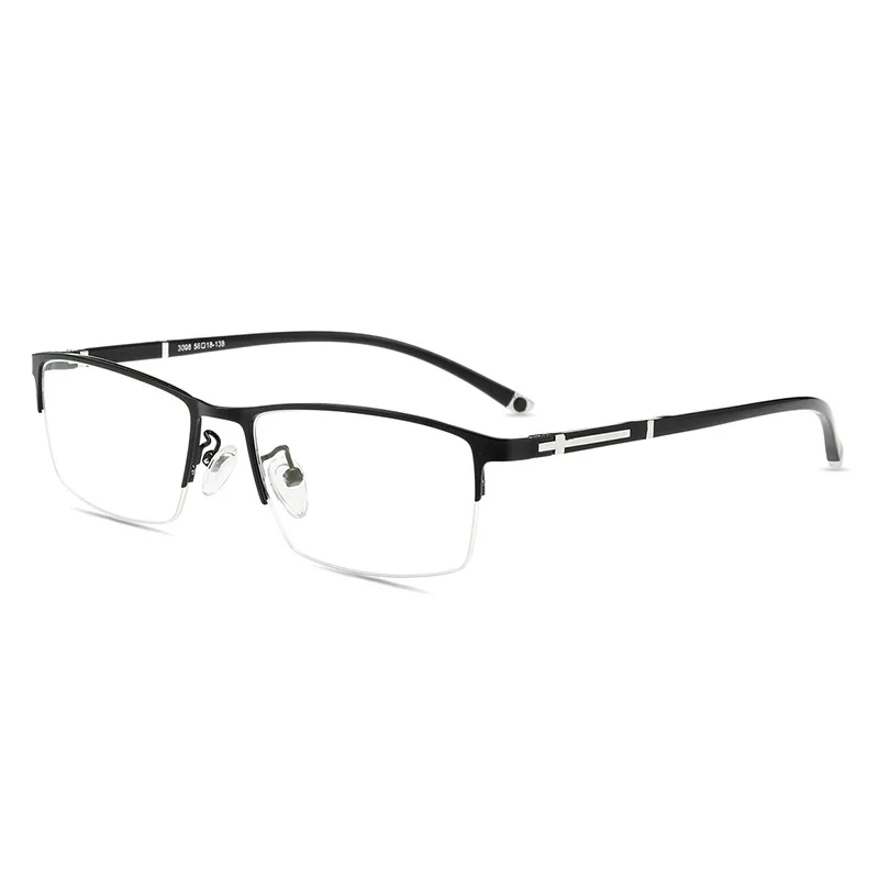 

Cubojue Prescription Glasses Men Degre Semi Rimless Men's Spectacles Man Optical Progressive Multifocal Photochromic Anti Blue