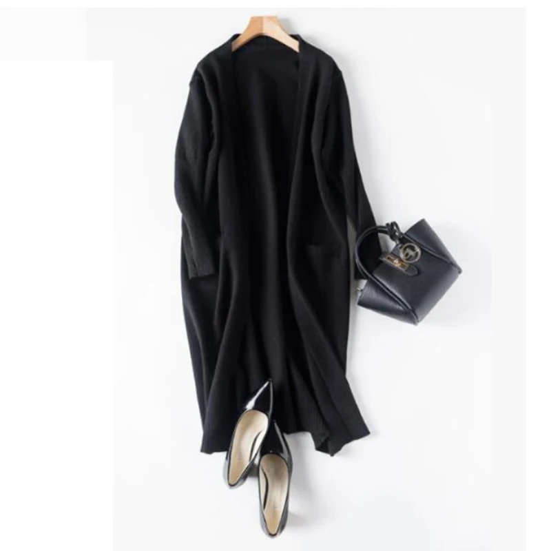 New Solid Color Sweater Female Round Neck Knitted Loose Sweater Shirt Bottoming Korean Student Tide Female Autum Winter Cardigan New Solid Color Sweater Female Round Neck Knitted Loose Sweater Shirt Bottoming Korean Student Tide Female Autum Winter Cardigan
