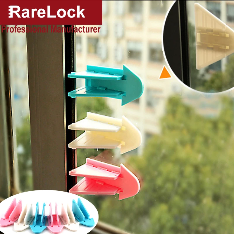 

Rarelock MMS272 Sliding Door Lock Children Play Protective 3M Adhesive Baby Safety Multifunctional Child Window Locks