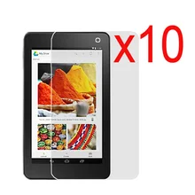 10x прозрачные пленки+ 10x чистая ткань, ЖК-экран протектор пленки Защитная пленка для Dell Venue 7 3730 3740 " 7 дюймов планшет