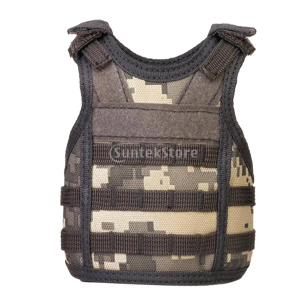 Mini Military Army Tactical MOLLE Vest Style Beers Sleeve Cans Cover Bottles Stubby Holder Cool Bottle Decoration