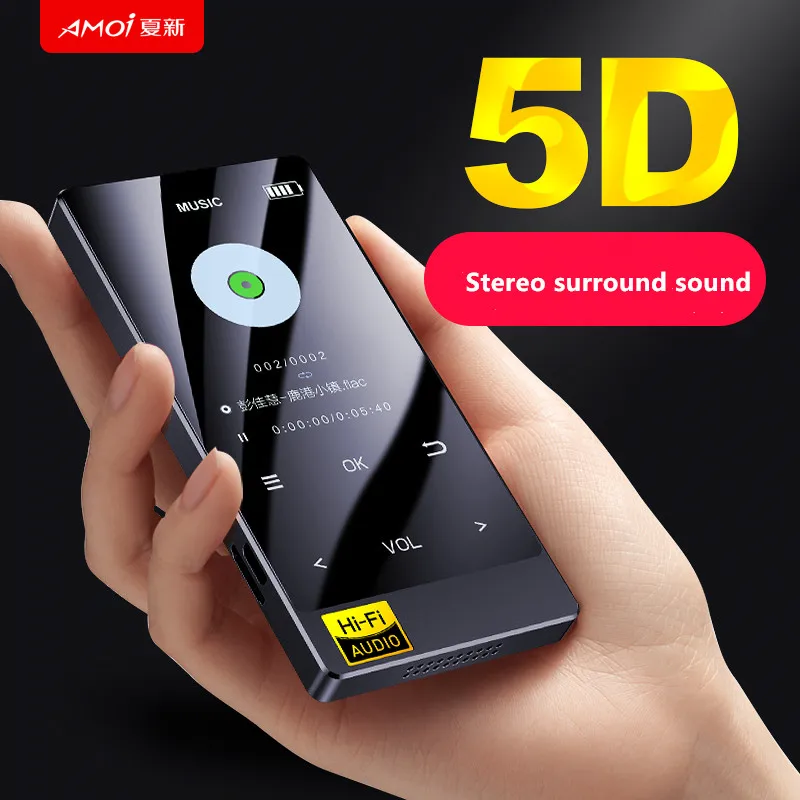 Профессиональный Спортивный Hi Fi стерео диктофон Amoi X3 с Bluetooth mp4 плеер FM радио