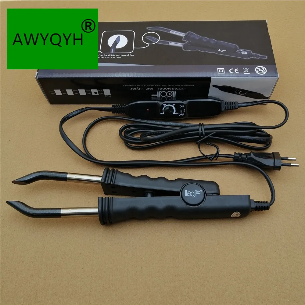 hair extensions fusion connector iron wand tools for beauty salon equipment black color