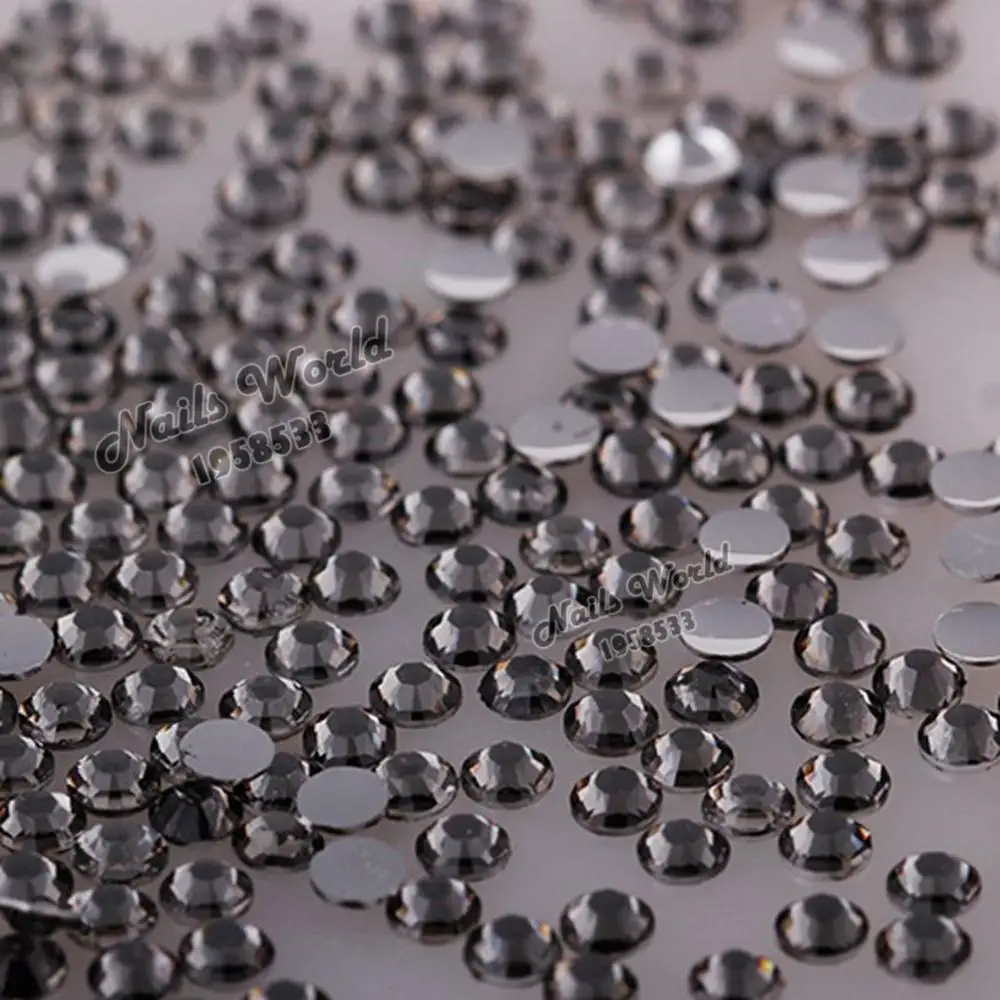 1000pcs 3mm Flatback Rhinestones Acrylic Nail Art Phone Decor Rhombus White
