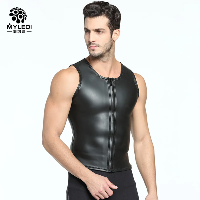 2MM smooth Skin CR diving vest extra Elastic Diving Suit Submersible Size s-xxl