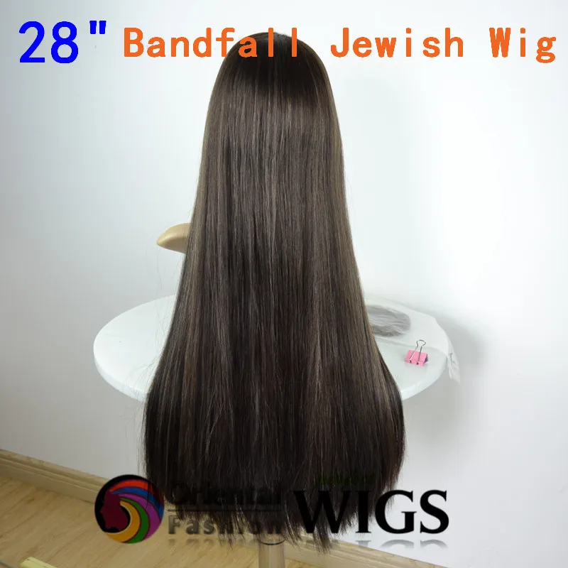New 114 inch 14#/14# highlights 140% European hair band fall Jewish ...