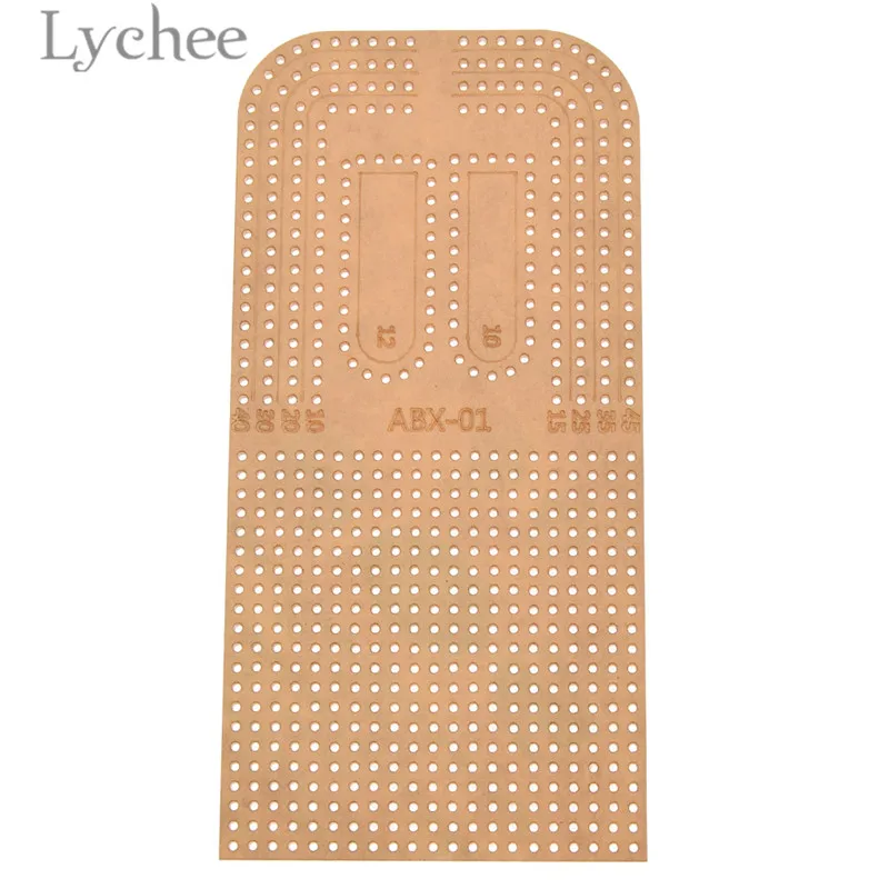 

Lychee Acrylic Punching Positioning Calculation Ruler Leather Craft Stencil DIY Sewing Supplies Tools