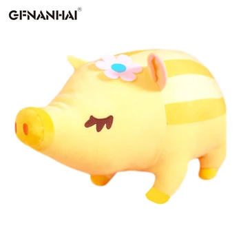 

1pc 40/60cm kawaii Striped Wild Boar Plush Toy Stuffed Soft Cute Lying Animal Pig Dolls Home Decor Children Baby Birthday Gifts