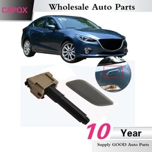 Capqx фара шайба привод сопла и защитный чехол с крышкой для нового Mazda 3 M3 Axela BKC6-51-82XAL1 BKC6-51-8H1F