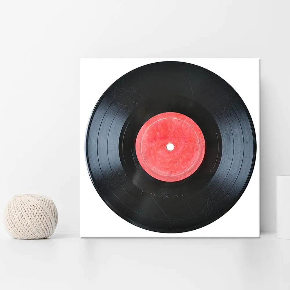 Скандинавские классические виниловые пластинки CD холст картины стены искусства
