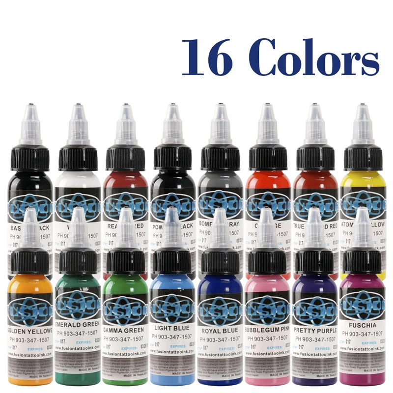 Tattoo-Ink-16-Colors-Set-1-oz-30ml-Bottle-Tattoo-inks-Pigment-Kit-for-3D (3)