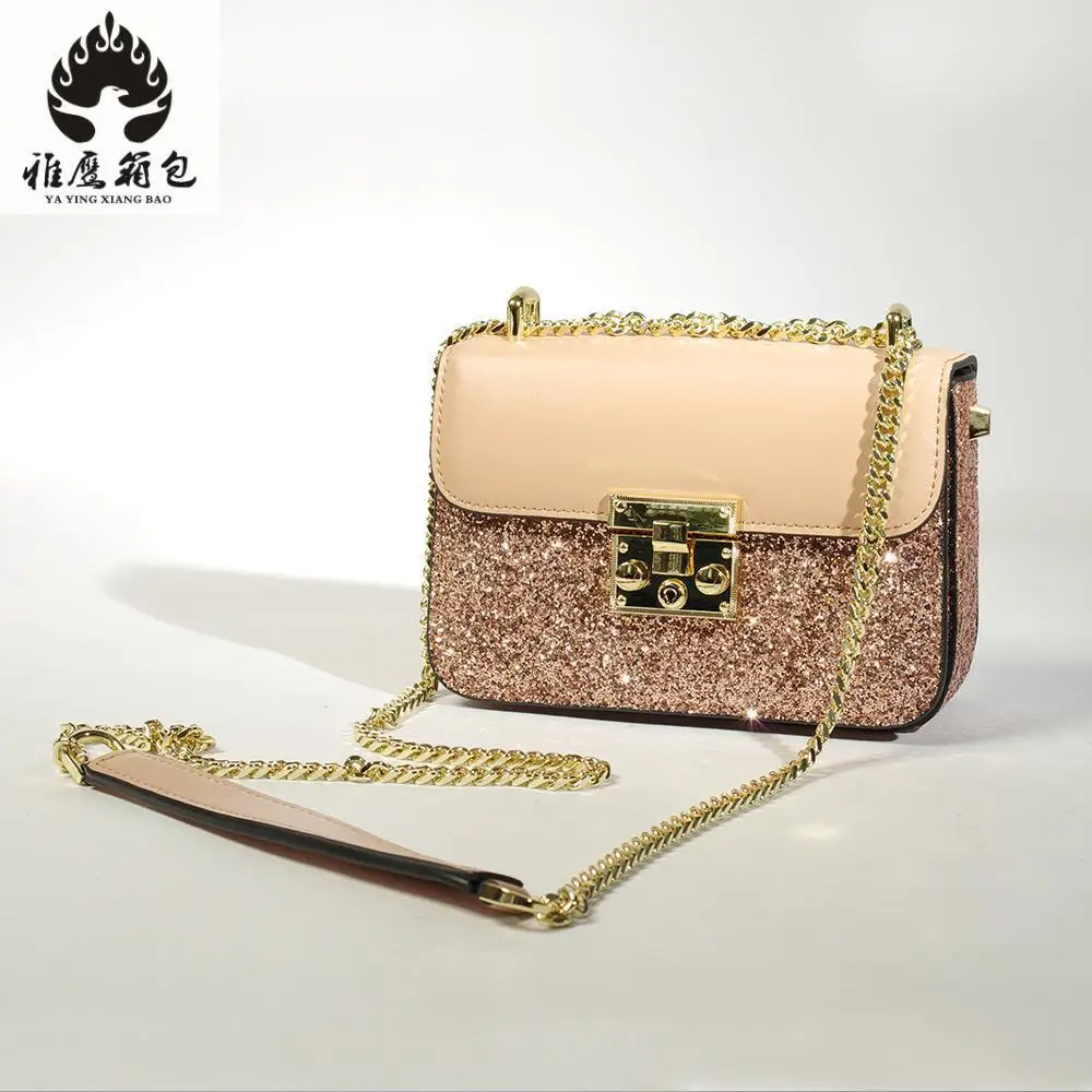 

Genuine Leather Women Handbag 3 Color Shoulder Bag Crossbody For Girls Messenger Bags Chain Summer Bags