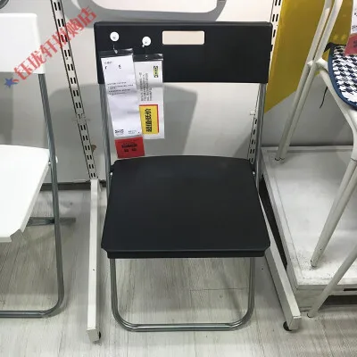 Мебель домашняя покупка Gundel складной стул Рабочий стул для еды компьютерный обеденный стул офисный стул - Цвет: style2