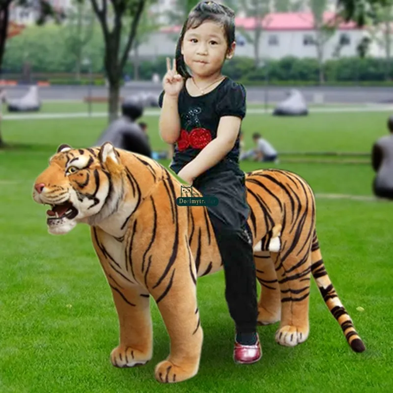 Dorimytrader Hot New 43'' 110cm Domineering  Stuffed Soft Plush Large Emulational Animal Tiger Toy, Free Shipping DY60653 (2)