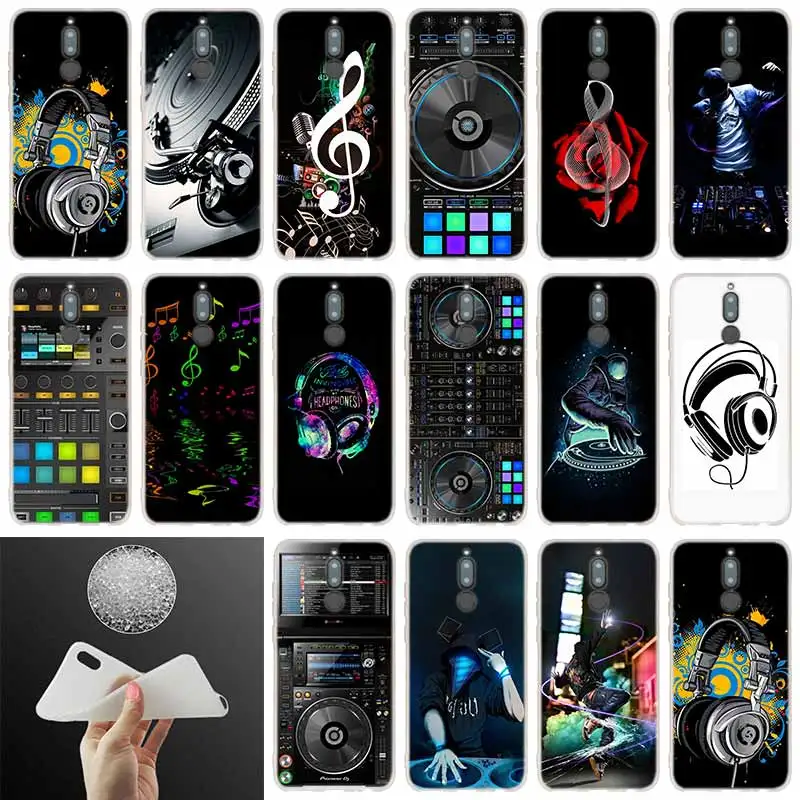 

soft silicone case ddj dj music For Huawei Mate 20 10 Lite 20 pro s Nova 3 4 3i y9 y6 y5 y7 pro 2019 2018 2017 20X Cover