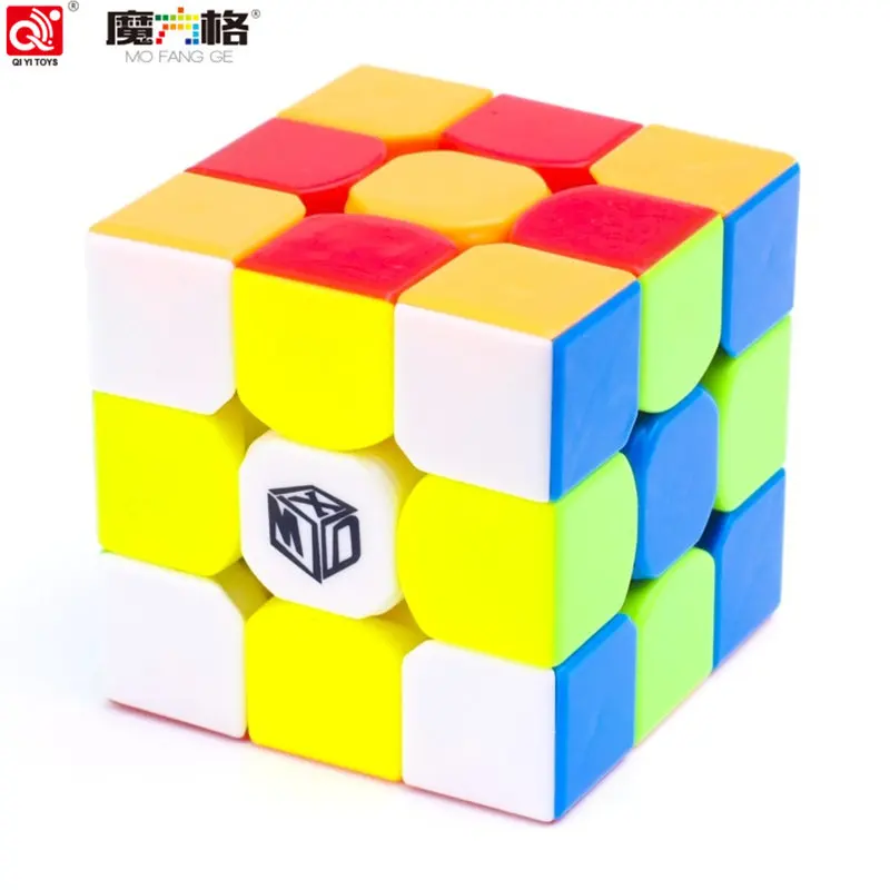 Qiyi X man Фэн 3x3x3 куб волшебный черный/белый Cubo Magico профессиональные скоростные