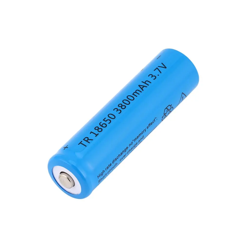 18650 Li-Ion 3800mAh Большая емкость 3,7 V Аккумуляторная батарея для светодиодный факельные фонарики синий новые аккумуляторные батареи