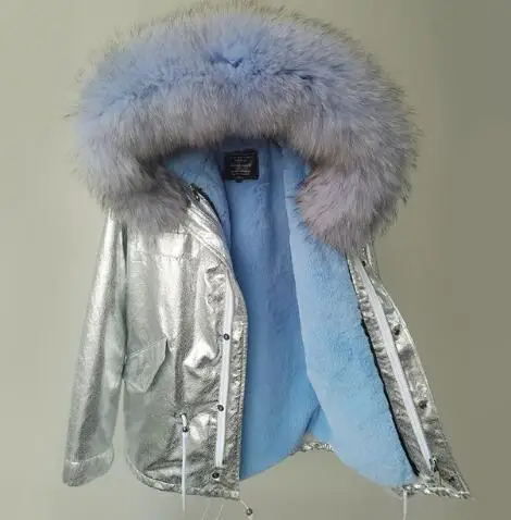 Мао KONG Parkas женская зимняя куртка короткий женский меховой воротник с капюшоном Пальто Повседневная хлопковая верхняя одежда хит - Цвет: 2