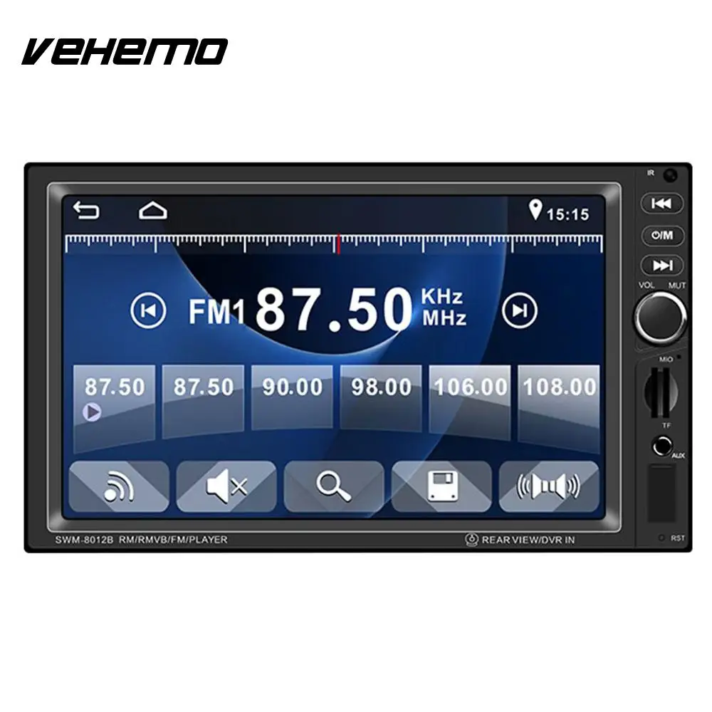 

Vehemo Touch Screen MP5 Player Audio Video Player Car MP5 Bluetooth for Bluetooth Player FM Radio Car Electronics