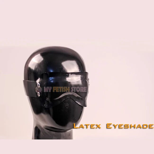 

(RD1081)Luxury Custom Top quality 100% Natural Latex Rubber Eyeshade Fetish Wear