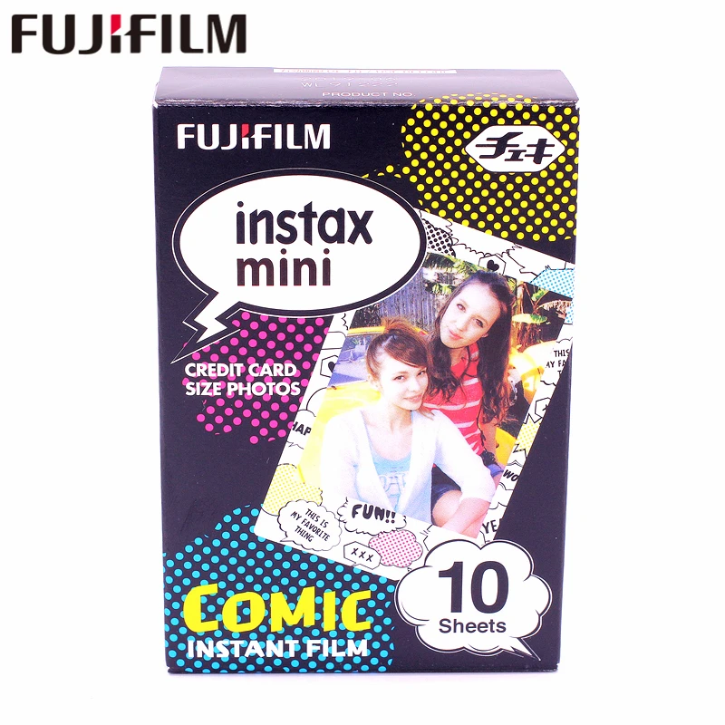 

Original Fujifilm Fuji Instax Mini 8 Comic Film 10 Sheets For 7 8 9 50s 7s 90 25 Share SP-1 SP-2 Instant Cameras