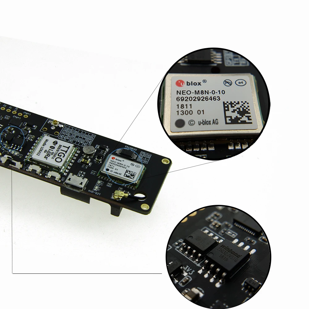 TTGO T Beam ESP32 LORA 433 мгц 868 915 923 wi fi беспроводной Bluetooth модуль LORA32 GPS Φ IPEX 18650 держатель