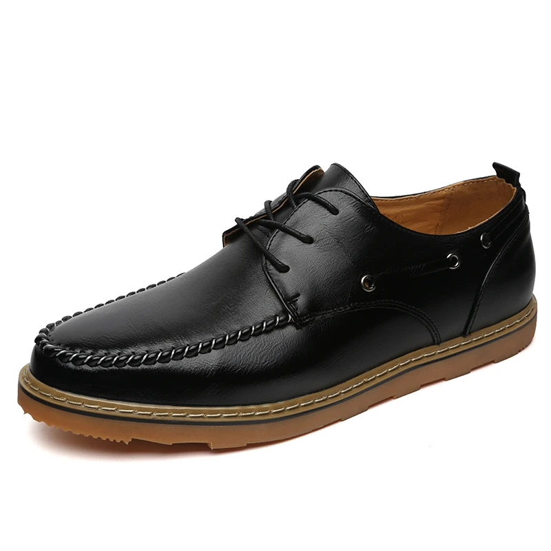 2016 Мокасины Дизайн мужская Повседневная Мягкая Полный Зерна Кожи Oxfords дышащий
