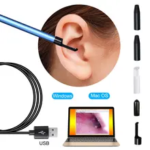 3 в 1 Профессиональный Многофункциональный USB ушной эндоскоп для чистки ушей с мини-камерой HD набор для удаления ушных восков