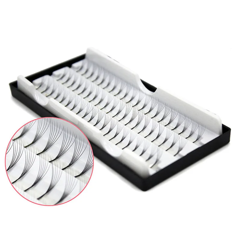 

3*60Pcs Individual Fake False Curl Eyelash Eye Lash Extension 8mm 10mm 12mm Makeup Black #dm-001