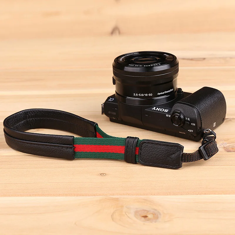 Lxh-pulseira de Couro Genuíno para Câmera Feita à Mão Alça para Sony Fujifilm Nikon Olympus Canon Leica Dslr - Image 2