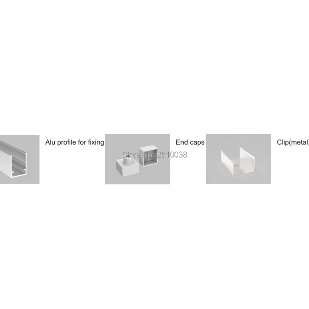 Perfil de Alumínio Conduziu a Iluminação Flexível para a para a Lâmpada de Parede 10x5 m Conjuntos e lote 2019 New Arrival Foursquare Flexível Led Habitação Perfil Lâmpada de Parede 3 10X5 M Conjuntos Lote 2019 New arrival