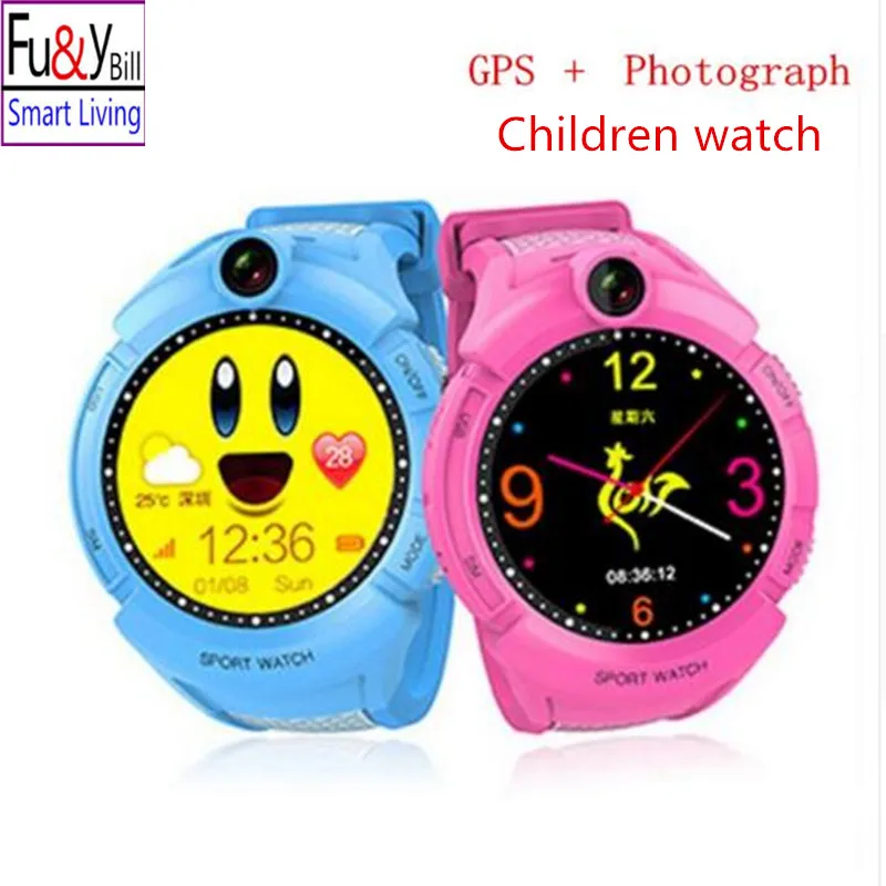 A17 GPS Phone Positioning Fashion Children Watch 1 22 Inch Color Touch Screen SOS Smart Watch