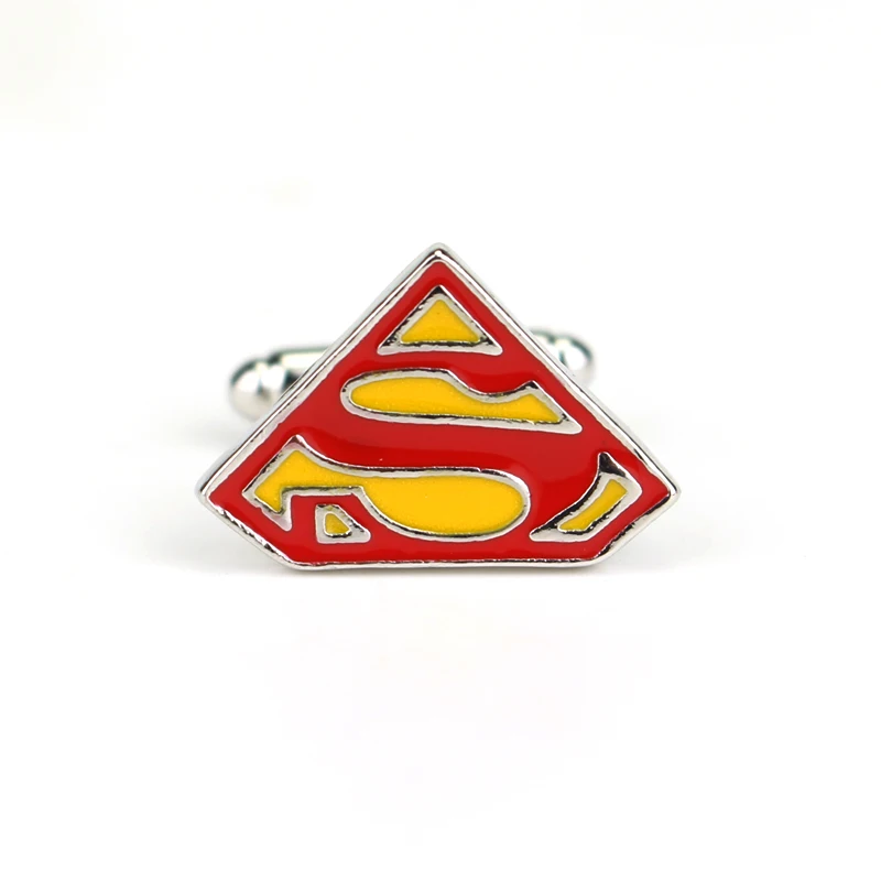 

Movie superman Cufflinks High Quality Fashion Shirt Cuff links for christmas gifts