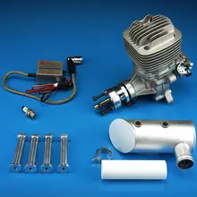 DLE61 61cc двигатель для газа RC самолет с выхлопом и зажиганием 6HP/7500 об/мин 1400 rpm/m