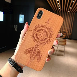 PEIPENG New Wood Phone Case For iPhone 6 6S 6 Plus 7 7Plus XS MAX XR Ultra-thin Cover Wooden High Quality Shockproof Protector thin phone case