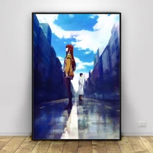 Steins Gate Rintarou Kurisu аниме шелковая ткань плакат и печать стены искусства картина Картина домашний декор