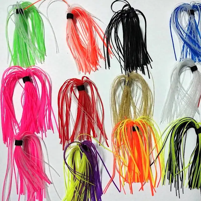 13 cm Bait tails Squid skirt PVC fishing skirt for spinner bait bass